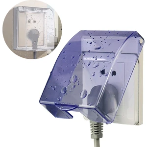 Monte Lua Priz Kapağı, Banyo Lavabo Islak Priz Koruma Kapağı, Sudan Koruyan Kapak, Açılır Kapanır, Priz Soket Koruyucu,