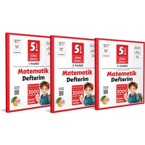 Editör Yayınları 5. Sınıf Süreç Odaklı Matematik Defterim 3 Fasikül