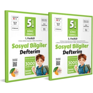 Editör Yayınları 5. Sınıf Süreç Odaklı Sosyal Bilgiler Defterim 2 Adet Fasikül