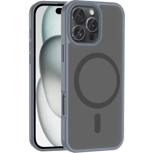 Apple Iphone 16 Pro Kılıf Renkli Kenarlı Arkası Buzlu Magsafeli Sio Kapak
