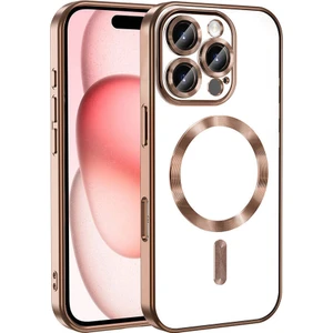 Apple Iphone 16 Pro Max Kılıf Renkli Kenarlı Kamera Korumalı Arkası Şeffaf Magsafeli Demre Silikon