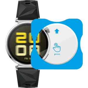 Huawei Watch Gt5 41MM Uyumlu Kolay Takılabilir Takma Aparatlı Temperli Cam Ekran Koruyucu