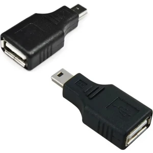 Monte Lua USB Dişi 5 Pin Mini USB Erkek Çevirici,  Otg Araç Aux Çevirici Otg Adaptör