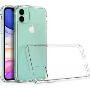 iPhone 11 Kılıf Nitro Anti Shock Darbe Emici Köşe Korumalı Şeffaf Silikon Kapak