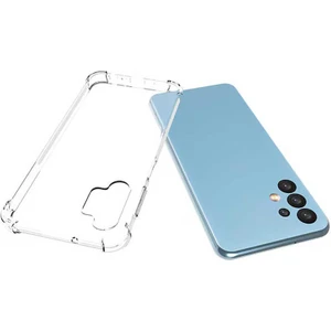 Samsung Galaxy A13 4g Kılıf Nitro Anti Shock Darbe Emici Köşe Korumalı Şeffaf Silikon Kapak