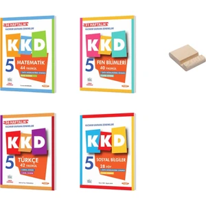 Fenomen Yayıncılık 5. Sınıf Kazanım Kavrama Denemeleri Matematik - Türkçe - Fen Bilimleri - Sosyal Bilgiler 4'lü Set + Telefon Tutucu