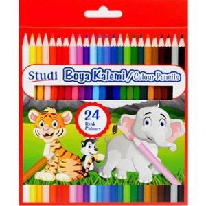 24 Lü Kuru Boya Kalemi