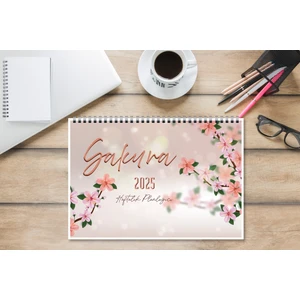 Express Planner 2026 Takvim A4 Ebat 53 Haftalık Planlayıcı Sakura