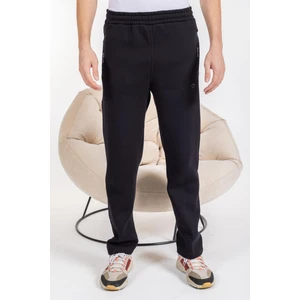 Yüksek Kalite Rahat Kalıp Cepleri Fermuarlı Üç Iplik Şardonlu  Erkek Eşofman Altı 2590-LACIVERT