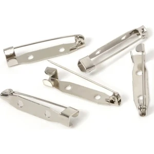 20 Mm (2 Cm) 50 Adet Metal Broş İğnesi Yaka İğnesi Nikel Kaplama