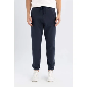 Jogger Eşofman Altı Standart Fit Basic Düz Beli Bağcıklı Lastikli Paça Cepli A6468AX24AU