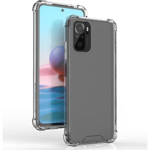 Xiaomi Redmi Note 10 Kılıf Nitro Anti Shock Darbe Emici Köşe Korumalı Şeffaf Silikon Kapak