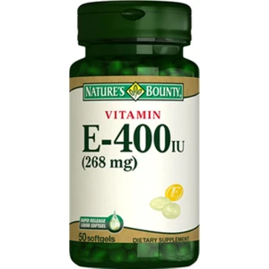 Nature's Bounty Vitamin E-400 IU 50 Softjel (%100 Natural)