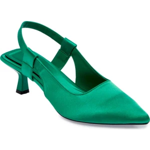 Yeşil Tekstil Kadın Stiletto - K24ı1ay67329-D3l  Yeşil