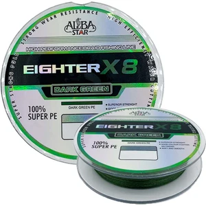 Albastar Eighter 8x 0.22 mm 150M 8 Örgü Ip Misina Yeşil 20.6 kg Çeker