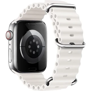 Apple Watch Series 10 46MM Kordon Aqua Belt Beyaz