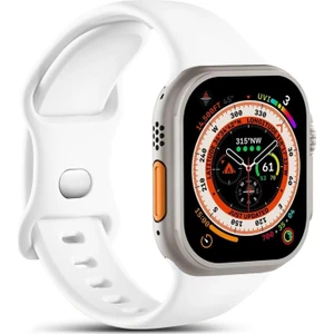 Apple Watch Series 10 46MM Kordon Activeflex Wristband Beyaz