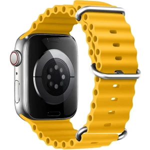 Apple Watch Series 10 42MM Kordon Aqua Belt Sarı