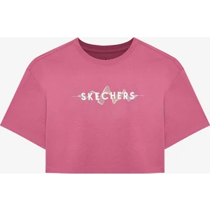 W Graphic Tee Light Weight Regular T-Shirt Kadın Pembe Tshirt S242142-612