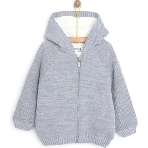 Basic Unisex Peluş Triko Hırka Unisex