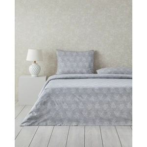English Home Flower Shade Kolay Ütülenir Tek Kişilik Nevresim Takımı Gri