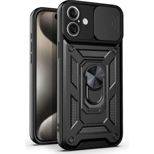 Apple iPhone 16 Kılıf Impact Resistant Siyah