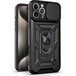 Apple iPhone 16 Pro Max Kılıf Impact Resistant Siyah