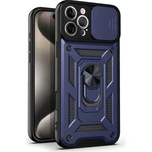 Apple iPhone 16 Pro Max Kılıf Impact Resistant Lacivert