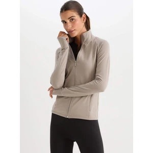 DeFactoFit Fitted Dik Yaka Çift Cepli Fermuarlı Sporcu Hırka B3985AX24AU