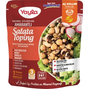 Haşlanmış Suyu Süzülmüş Amarantlı Salata Toping 150 gr
