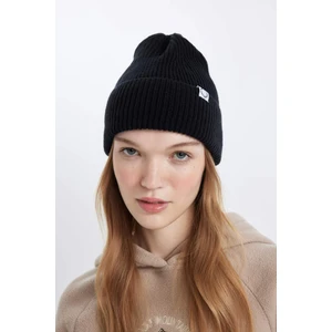 Kadın Dokuma Etiketli Triko Bere A6327AX24WN