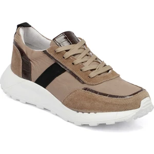Taba Deri-Tekstil Kadın Sneaker - K24I1AY67384-A29  Taba