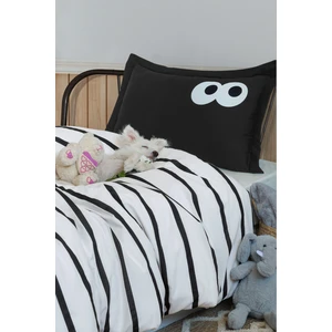 Eponj Home Junior Nevresim Seti Tek Kişilik Funny Siyah