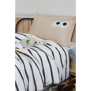 Eponj Home Junior Nevresim Seti Tek Kişilik Funny Kahve