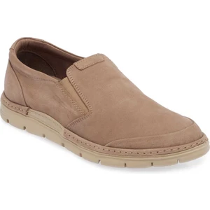 Vizon Hakiki Nubuk Deri Erkek Casual Ayakkabı - E24I1AY56762-A65