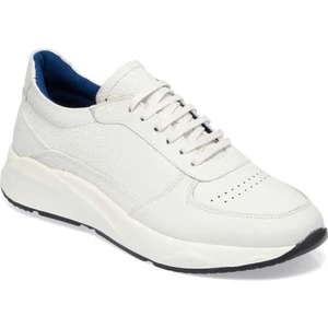 Beyaz Hakiki Deri Erkek Sneaker - E24I1AY56808-B69