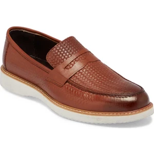 Taba Deri Erkek Loafer - E24I1AY56789-A37  Taba