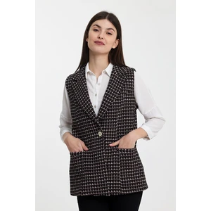 Alexandergardı Cepli Kolsuz Blazer Ceket (B24-36204)