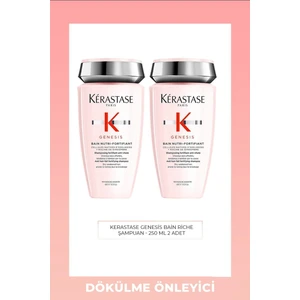 Genesis Bain Riche Dökülme Karşıtı Güçlendirici Şampuan 250 Ml 2 Adet