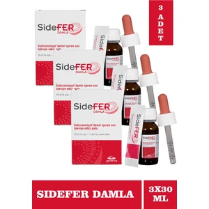 Sidefer Damla 30 ml x 3 Adet