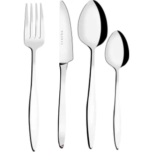 Serenk Milano Çelik Çatal Kaşık Bıçak Takımı 24 Parça