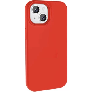 iPhone 15 Plus Kılıf Magsafeli Silinebilir Sert Silikon Kivi Kapak Kırmızı