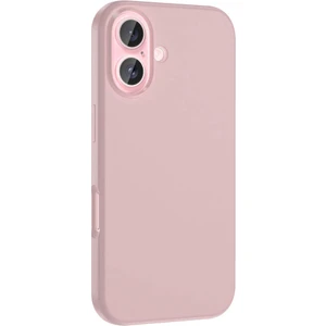 iPhone 16 Kılıf Magsafeli Silinebilir Sert Silikon Kivi Kapak Rose Gold