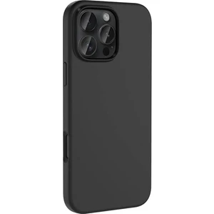 iPhone 16 Pro Max Kılıf Magsafeli Silinebilir Sert Silikon Kivi Kapak Siyah