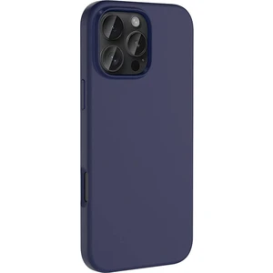 iPhone 16 Pro Kılıf Magsafeli Silinebilir Sert Silikon Kivi Kapak Lacivert