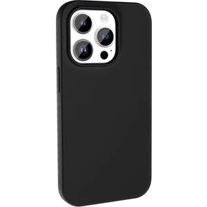 iPhone 15 Pro Max Kılıf Magsafeli Silinebilir Sert Silikon Kivi Kapak Siyah