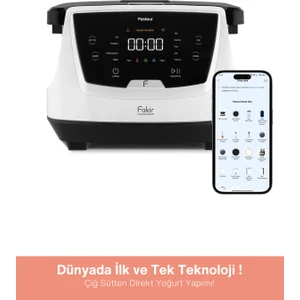 Pasteur Çiğ Sütten Pastörize Yoğurt Yapma Makinesi 6 Fonksiyon 3 Litre Seramik Beyaz&Siyah