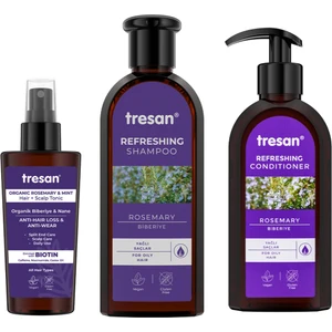 Biberiye Canlandırıcı Bakım Şampuanı & Saç Kremi 300 ml ve Saç Toniği 125 ml 3lü Set