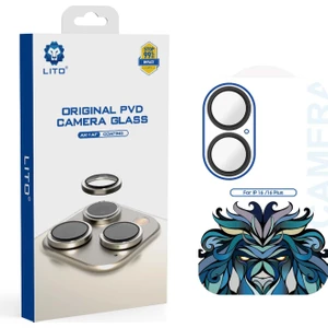 S+ Anti-Reflective iPhone 16/16 Plus Kamera Koruyucu Black