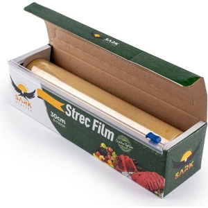 Şark Streç Streç Film 30 cm x 100 Metre Kutulu Tırtırbıçaklı Gıda Streç 1 Adet